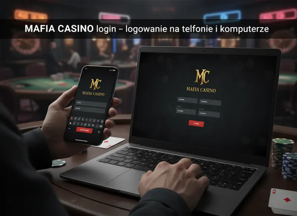 Mafia Casino login – logowanie na telefonie i komputerze